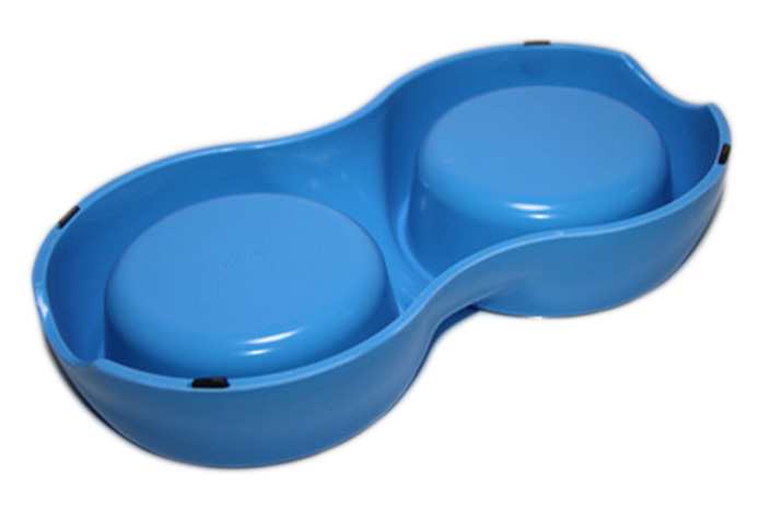 melamine pet double bowls